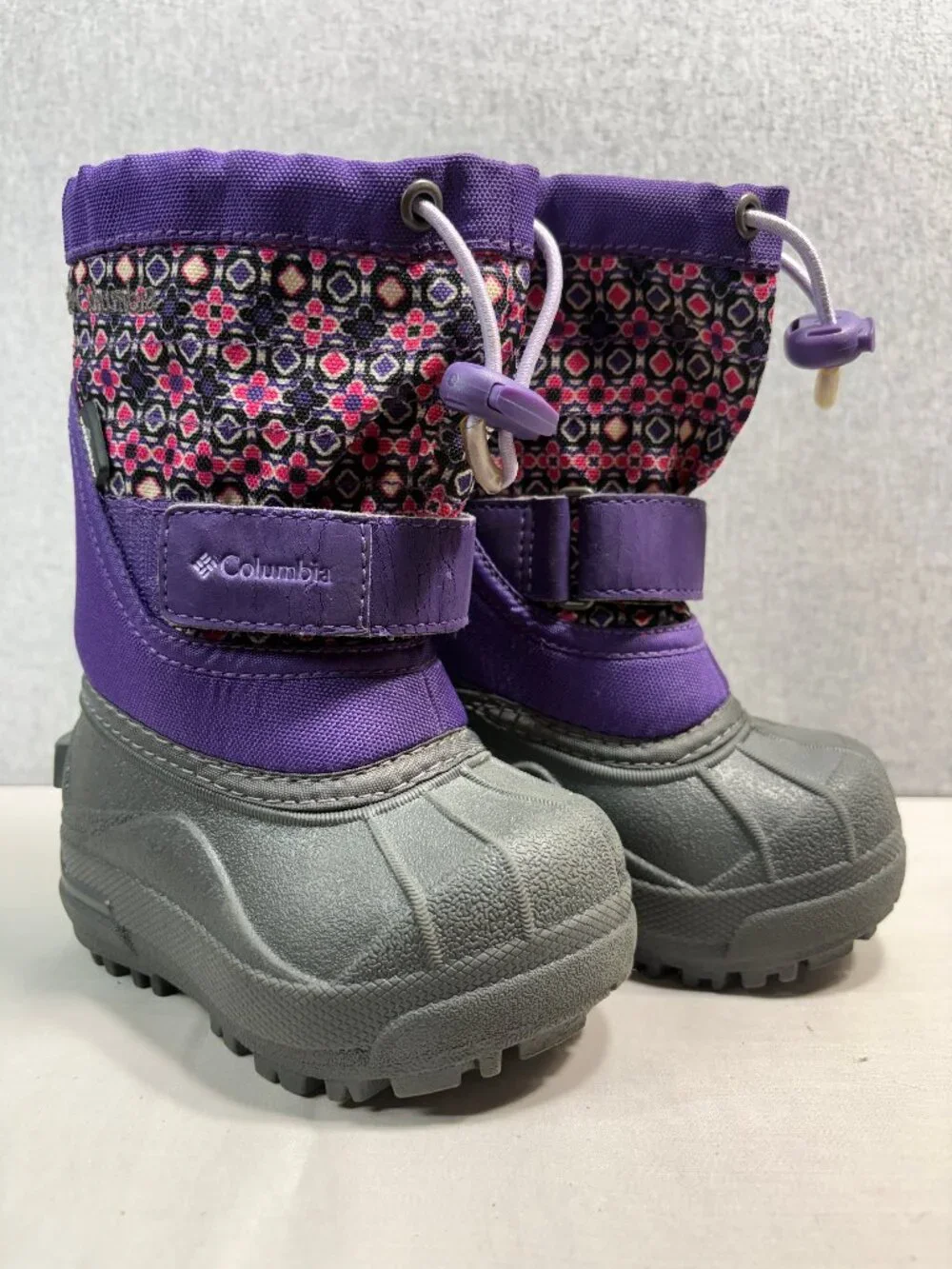 Columbia Powderbug -Snow Boot, Waterproof, Purple, Little Kids' Toddler Size 5